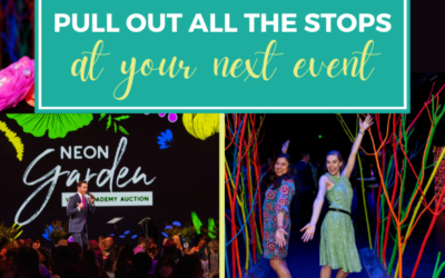 Pull Out All The Stops At Your Next Event  A Case Study on Villa Academy's 2022 Neon Garden Gala